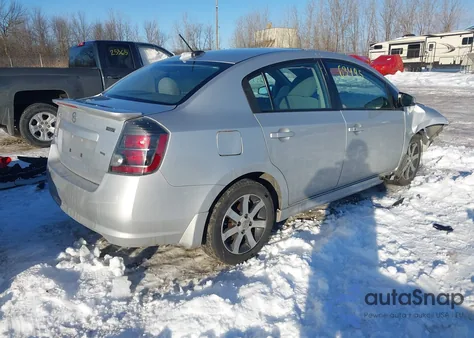 2011 Nissan Sentra 2.0Sr из США, поврежденный, VIN 3N1AB6AP1BL724205